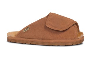 Rjs Fuzzies Sheepskin Medical Wrap Slipper